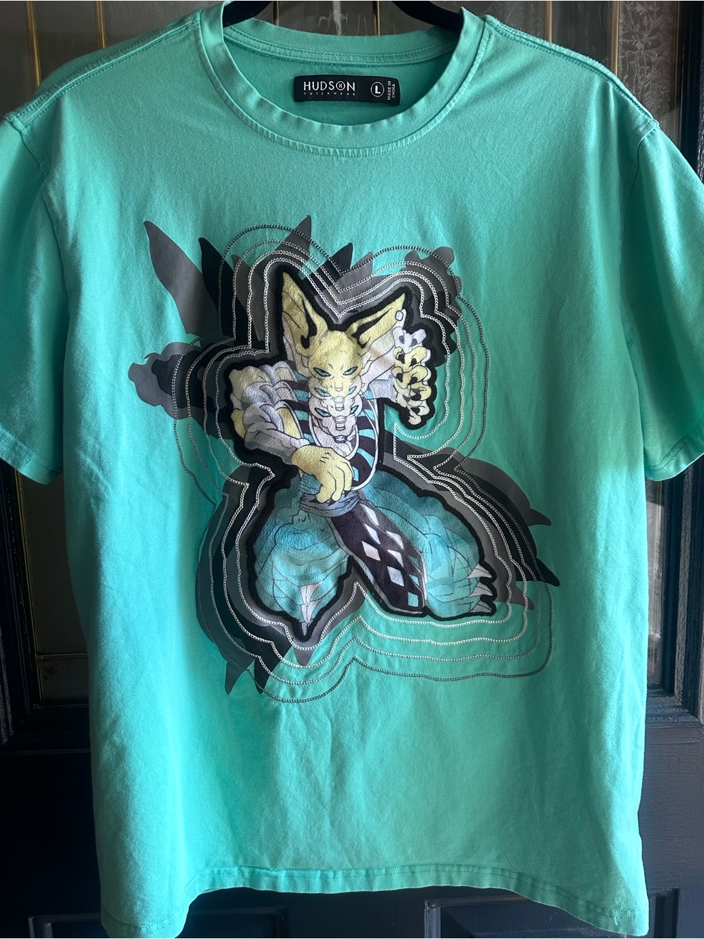 Dragon Ball With Graphic Beerus Character T Shirt Size L